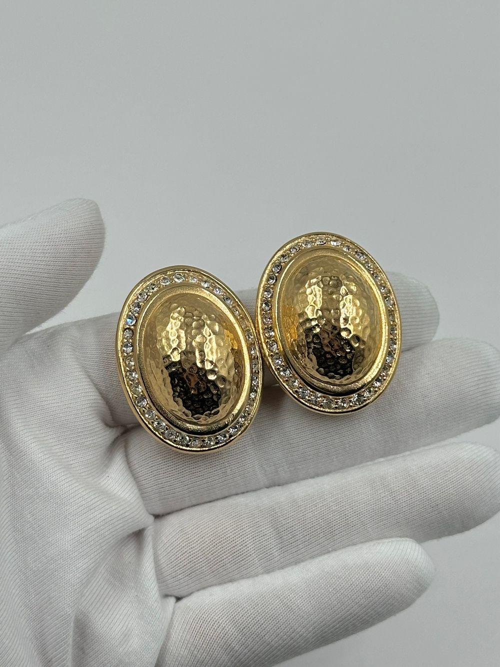 Клипсы с кристаллами Christian Dior