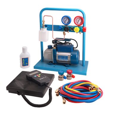 Комплект для заправки кондиционеров, compact с функцией заправки масла ОДА Сервис AC-3014