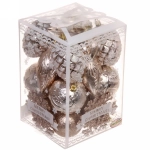 Набор украшений «Рождество» (26 предметов), шампань