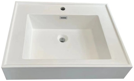 XLP2-70W Раковина каменная 70*50*12 см. белая