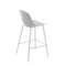 Полубарный стул Quinby белый