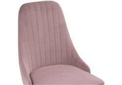 Стул на металлокаркасе Kora white / light purple