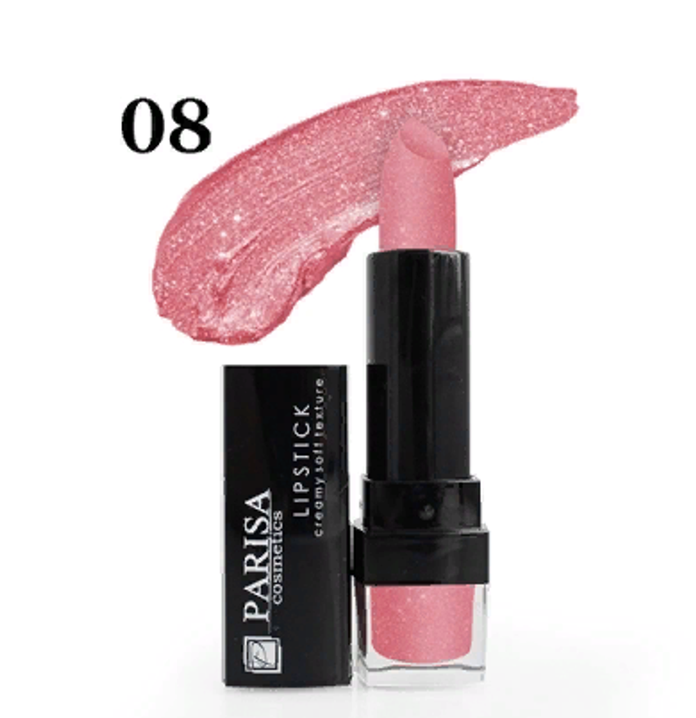 Parisa Помада для губ Soft Texture, L-07, тон №08