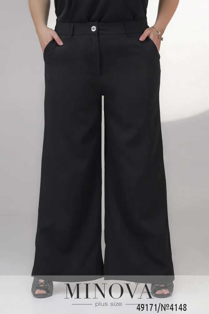 Брюки 4148-черный Minova