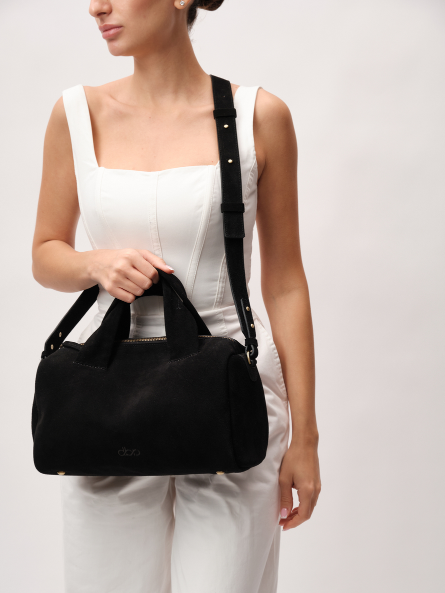 Замшевая сумка DBR 31378 черный