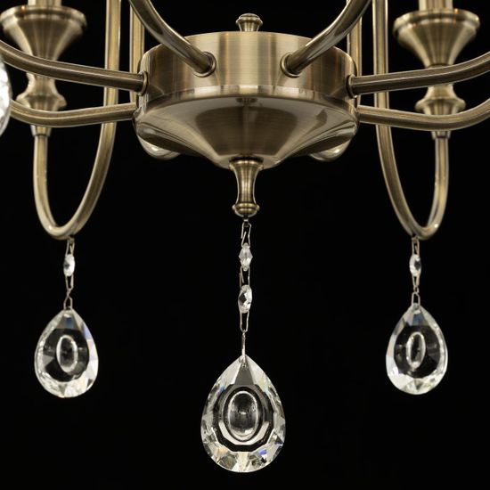 CL437183 Рига Бронза Св-к Люстра