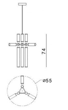 Люстра Castle 9-02  by Jason Miller for Roll&Hill