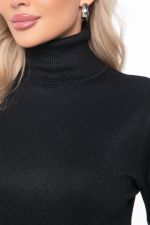 Водолазка "Зимняя история" (блэк) Б7847 LT Collection