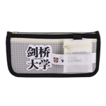 Пенал - косметичка Alingar, ПВХ, молния, боковой карман, мини-кошелек, 190 х 80 х 35 мм, "Welcome Harvard", микс (хаки, черный, синий), европодвес