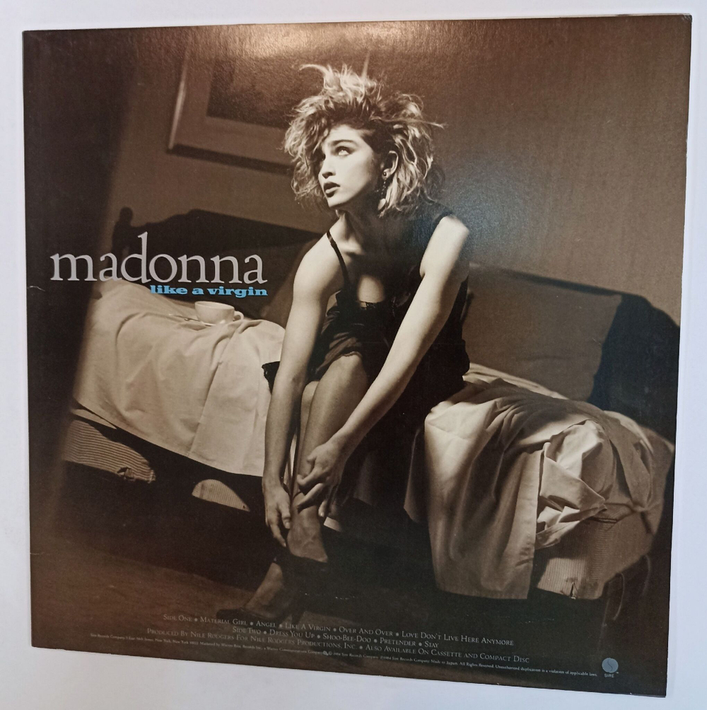 Винтажная виниловая пластинка LP Madonna Like A Virgin (Japan 1984) (No obi)