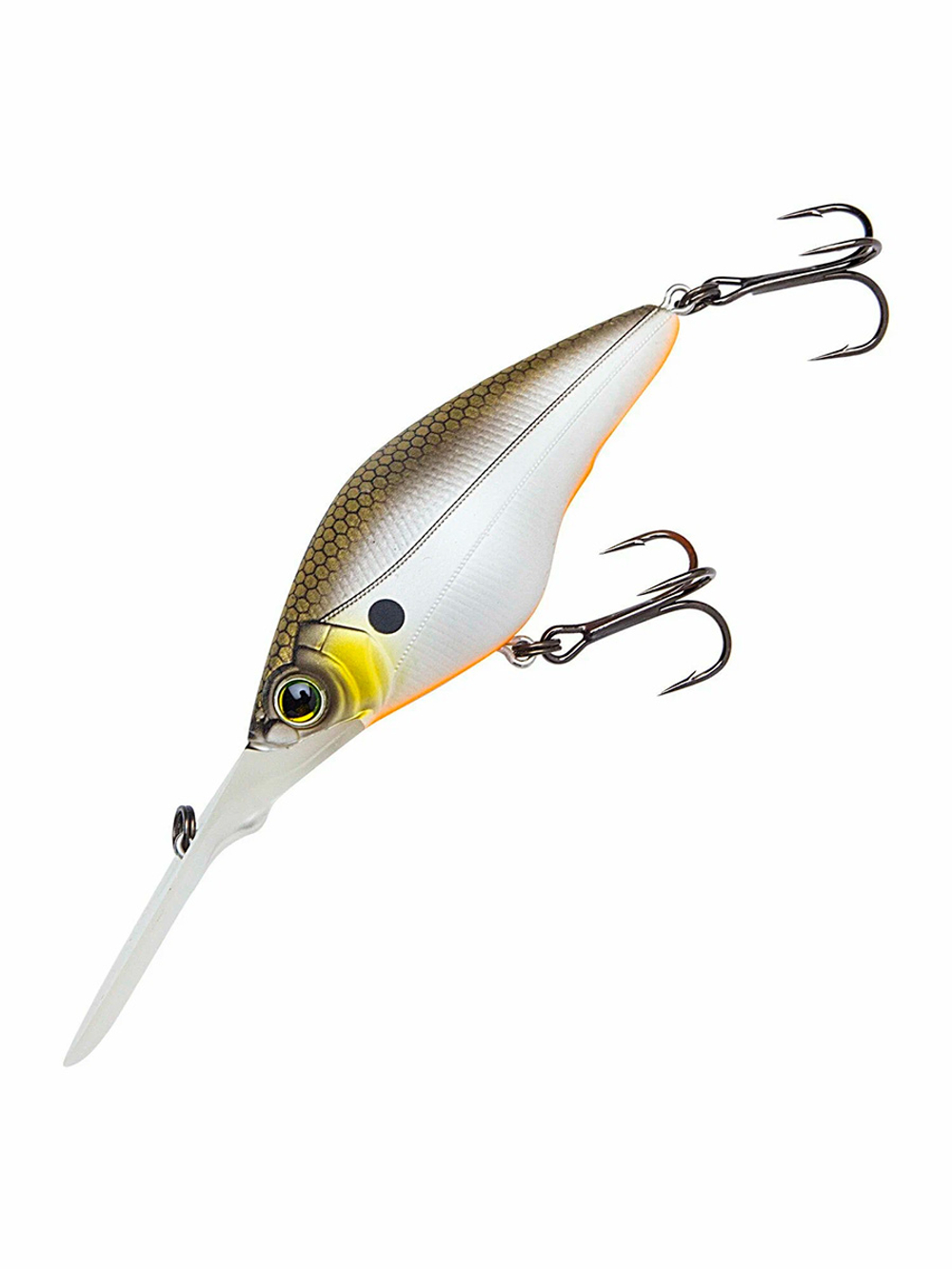 Воблер для рыбалки Duel Hardcore Shad Crank 60 F 3+ R1186 #HGBL Special Color, 60 мм, 11 г, медленно всплывающий, крэнк