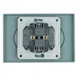 Розетка двойная без заземления и со шторкой Stekker Эмили 49929