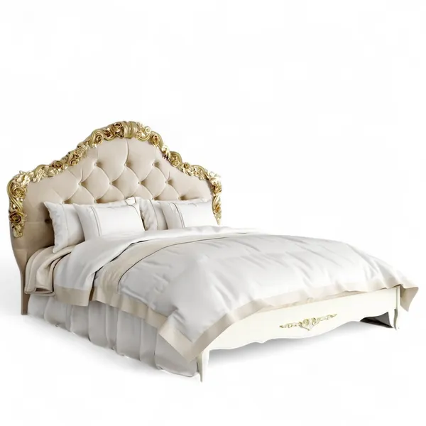 Кровать с мягким изголовьем 160*200