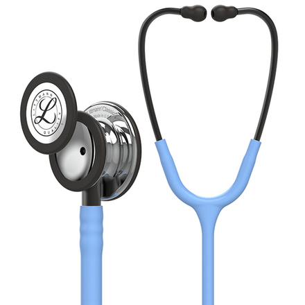 Стетоскоп Littmann Classic III, голубой, зеркальная акустическая головка, дымчатый ствол(5959)