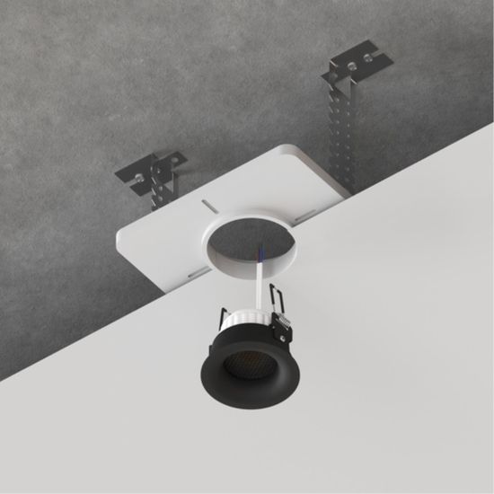 A809001 Закладная для монтажа светильников DUCRE в натяжной потолок, 160х120мм, ПВХ, белый