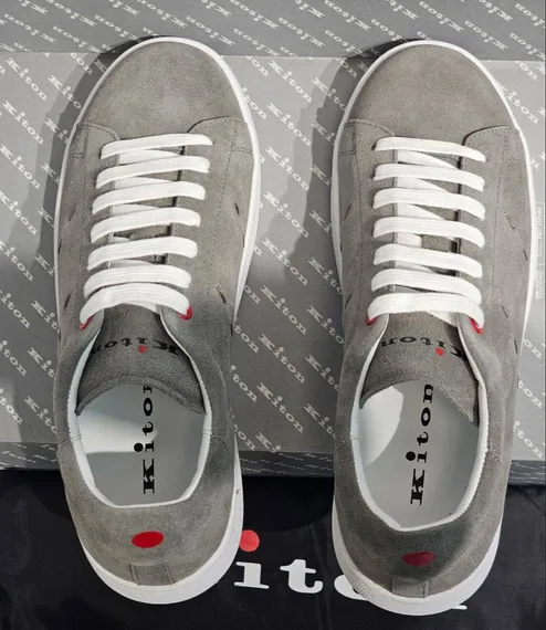 Мужские кеды KITON, серый