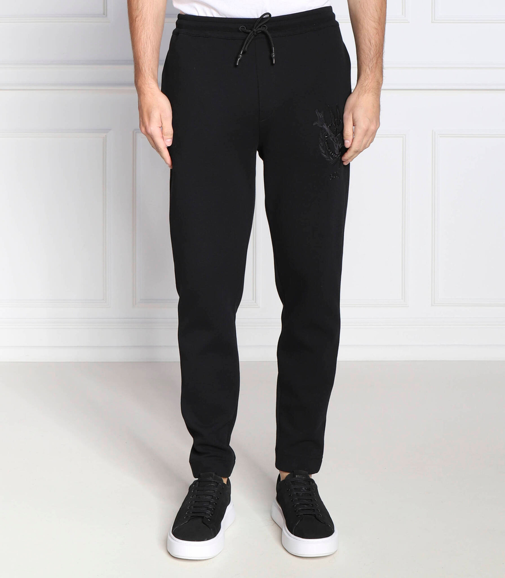 спортивные штаны boss x looney tunes halboa lunar BOSS GREEN - черный(50483819)