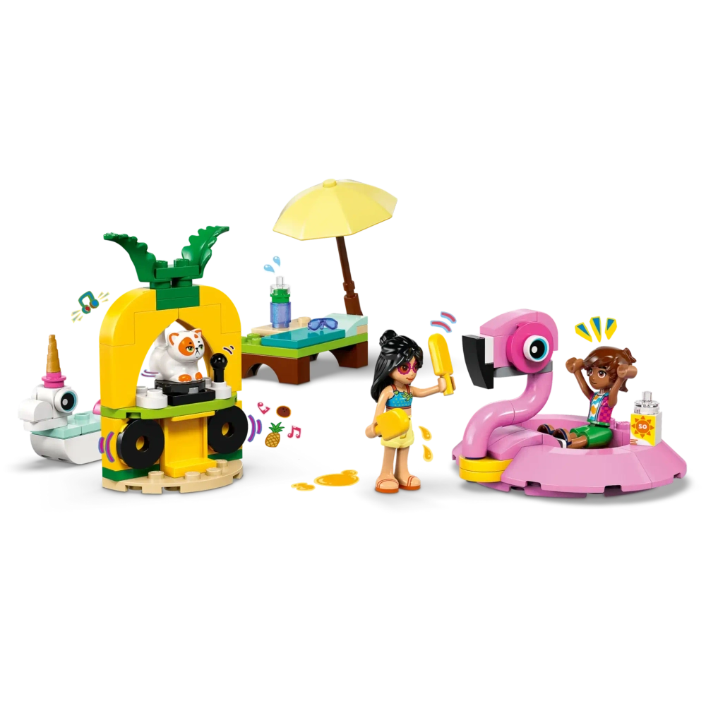 Конструктор LEGO Friends 42658 Вечеринка у бассейна с Единорогом и Фламинго