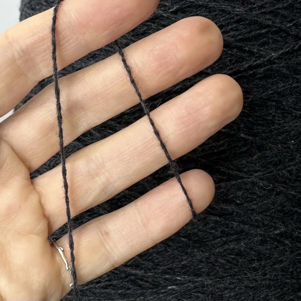 CASH20 - Luxury Selection by Ri.Go; 20% кашемир, 80% меринос; 600м/100гр, (2/12); col. 36588, цвет: графитово-серый; S714