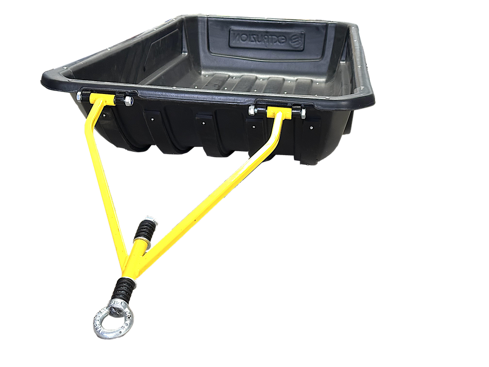 Санки-ледянки рыбацкие С-6 Extruzion Luxe 145х73х25см с обвязкой и полозьями