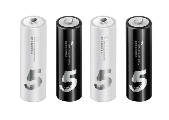 Аккумуляторные батарейки Xiaomi ZI5 Ni-MH Rechargeable Battery (HR6-AA) (4 шт.)