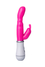 Вибратор с клиторальным стимулятором A-Toys by TOYFA, TPE, розовый, 20 см