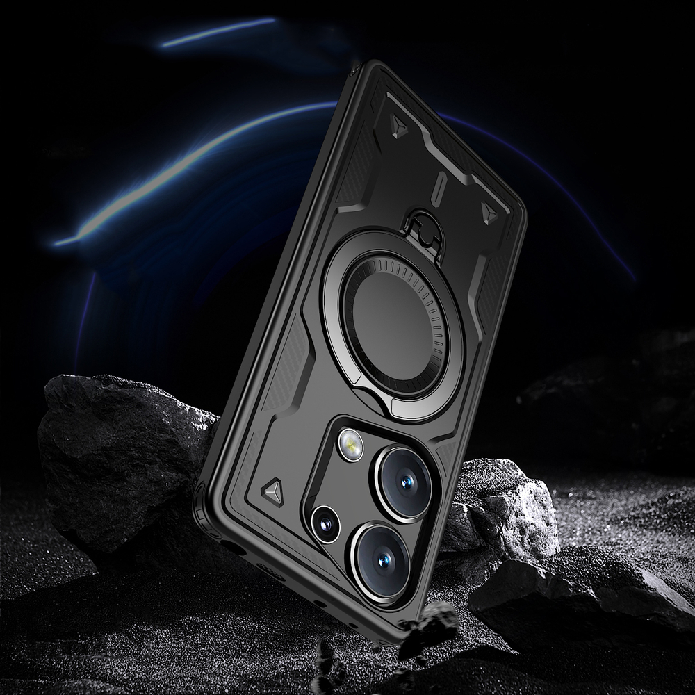 Чехол Magneto Case с кольцом для Poco M6 Pro 4G