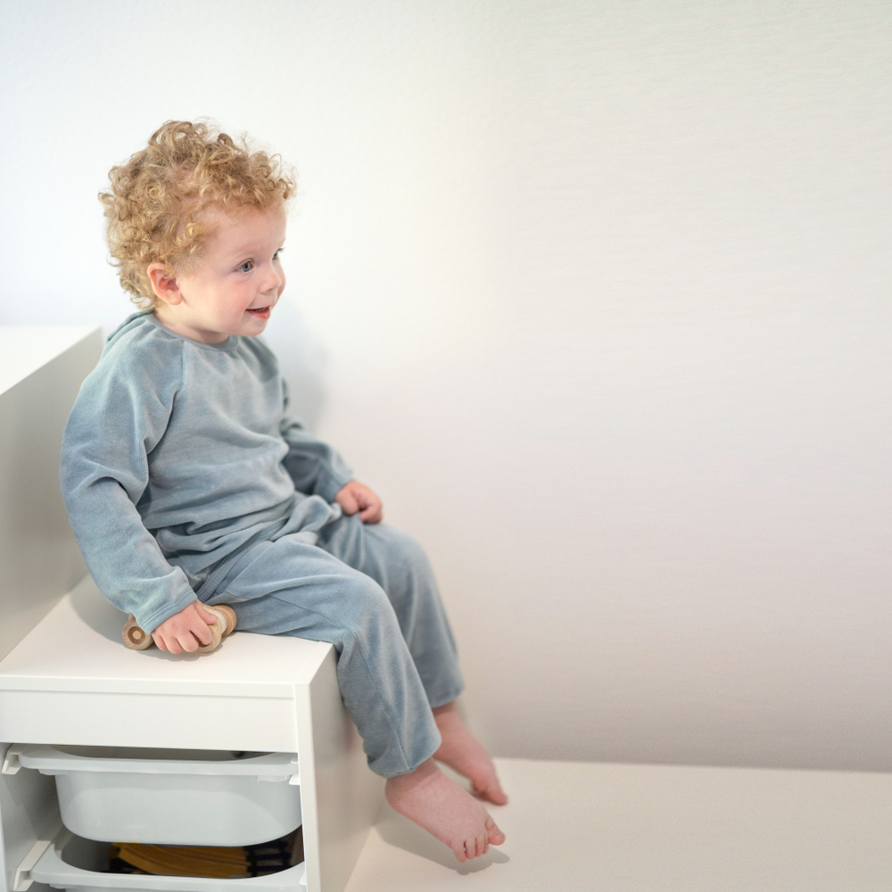 Велюровый комплект Mjölk Baby Blue, уценка