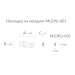 Вставка к молдингу NPU.VRS-008.1R