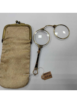 Лорнет старинный складной. 19 век. Европа.