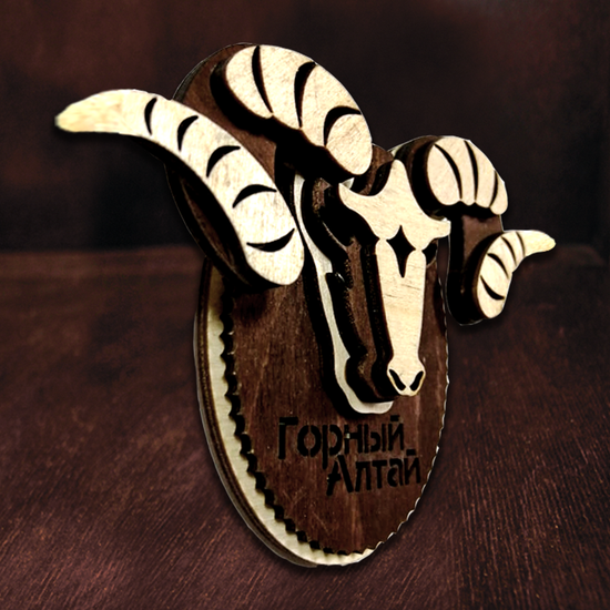 Магнит Архар 3D