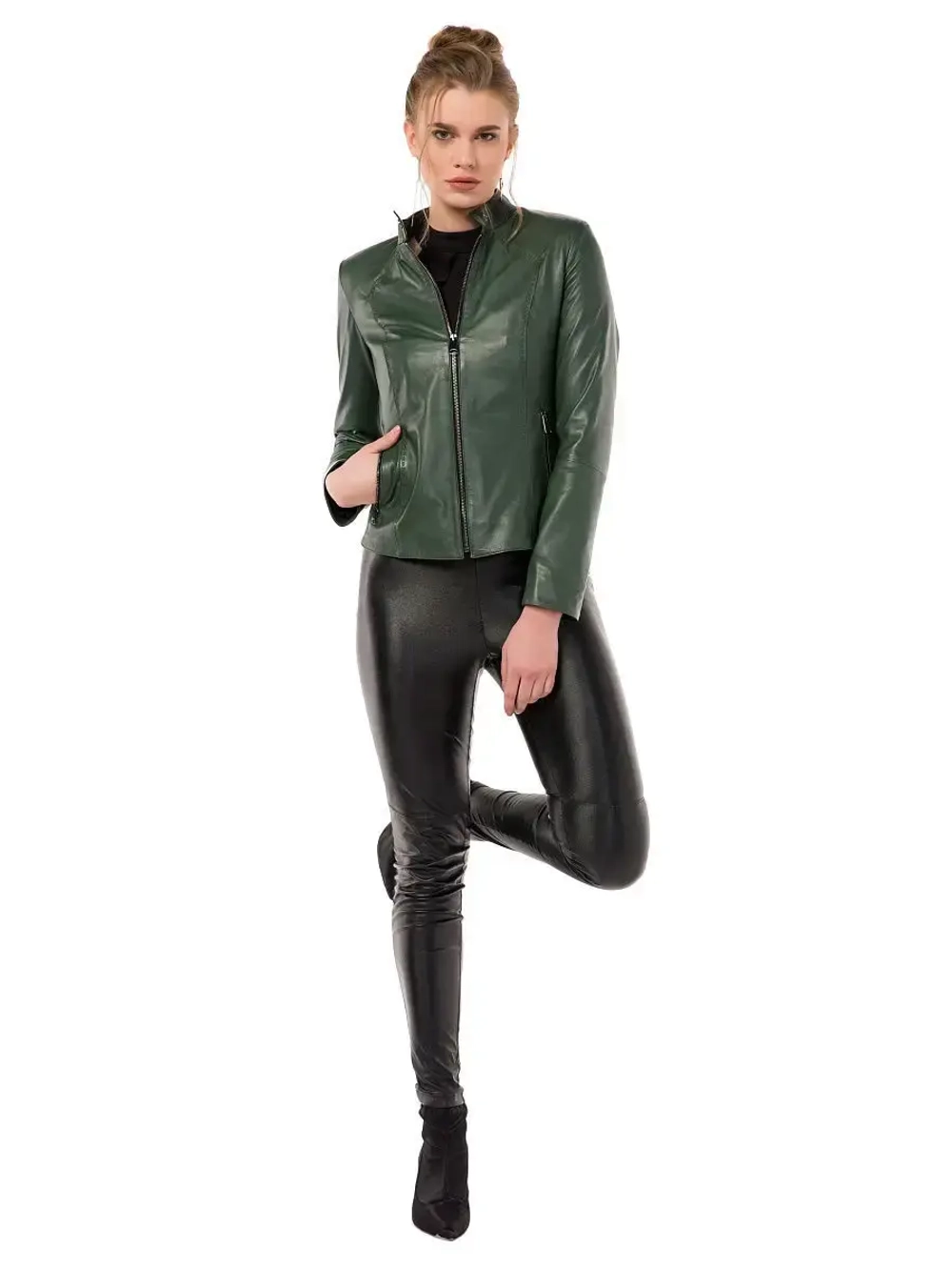 Куртка женская из натуральной кожи