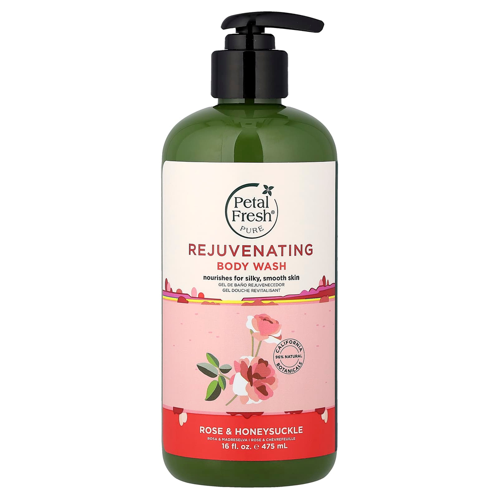 Petal Fresh, омолаживающий гель для душа, роза и жимолость, 475 мл (16 жидк. унций)