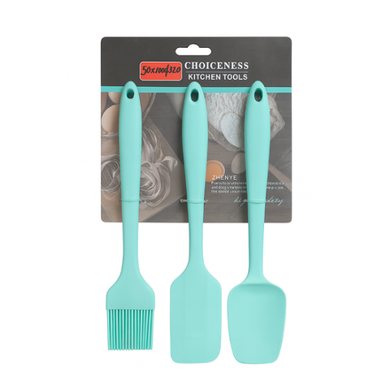 Набор силиконовый лопатка,кисть,глубокая лопатка