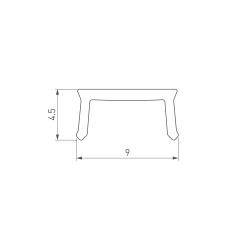 Экран W10-2000 OPAL (Arlight, Пластик) 043606