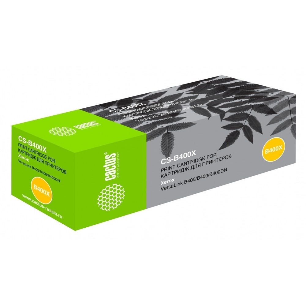 Картридж Картридж лазерный Cactus CS-B400X 106R03585 черный (24600стр.) для Xerox VersaLink B400/405