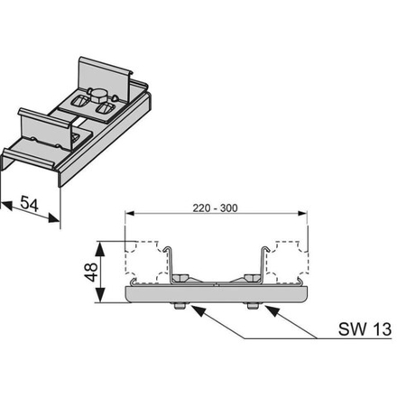 Соединение универсальное, удлинённое WM 9009