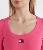 Платье TJW BADGE RIB Tommy Jeans - розовый(DW0DW17424)