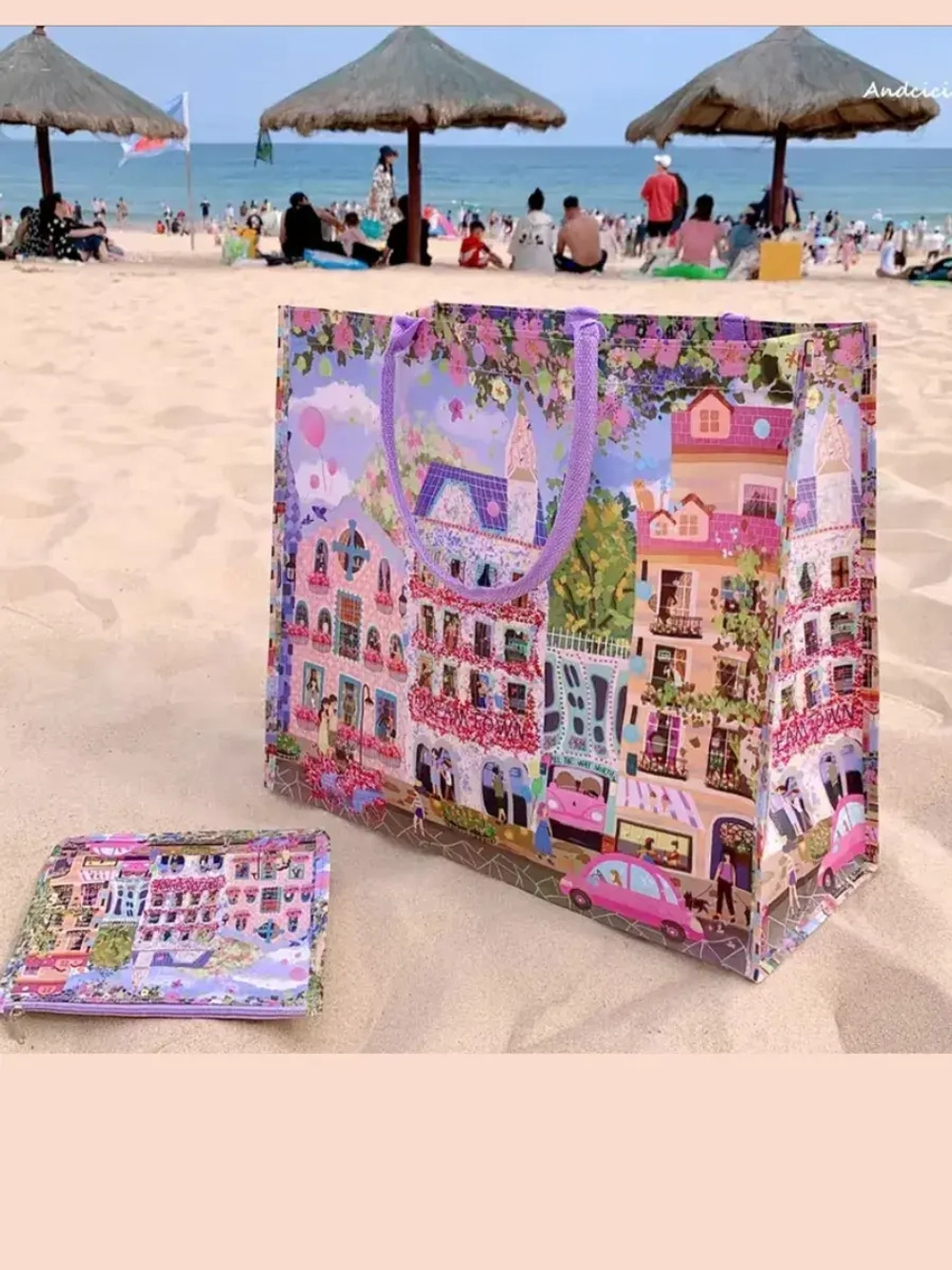 Сумка шоппер на плечо хозяйственная