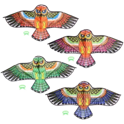 Воздушный змей «Красочная Сова» 120*60 см, микс