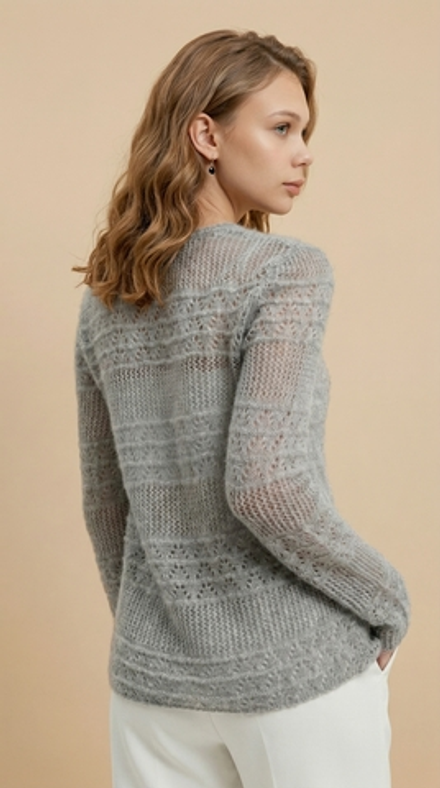 Джемпер женский Т038-03 серый