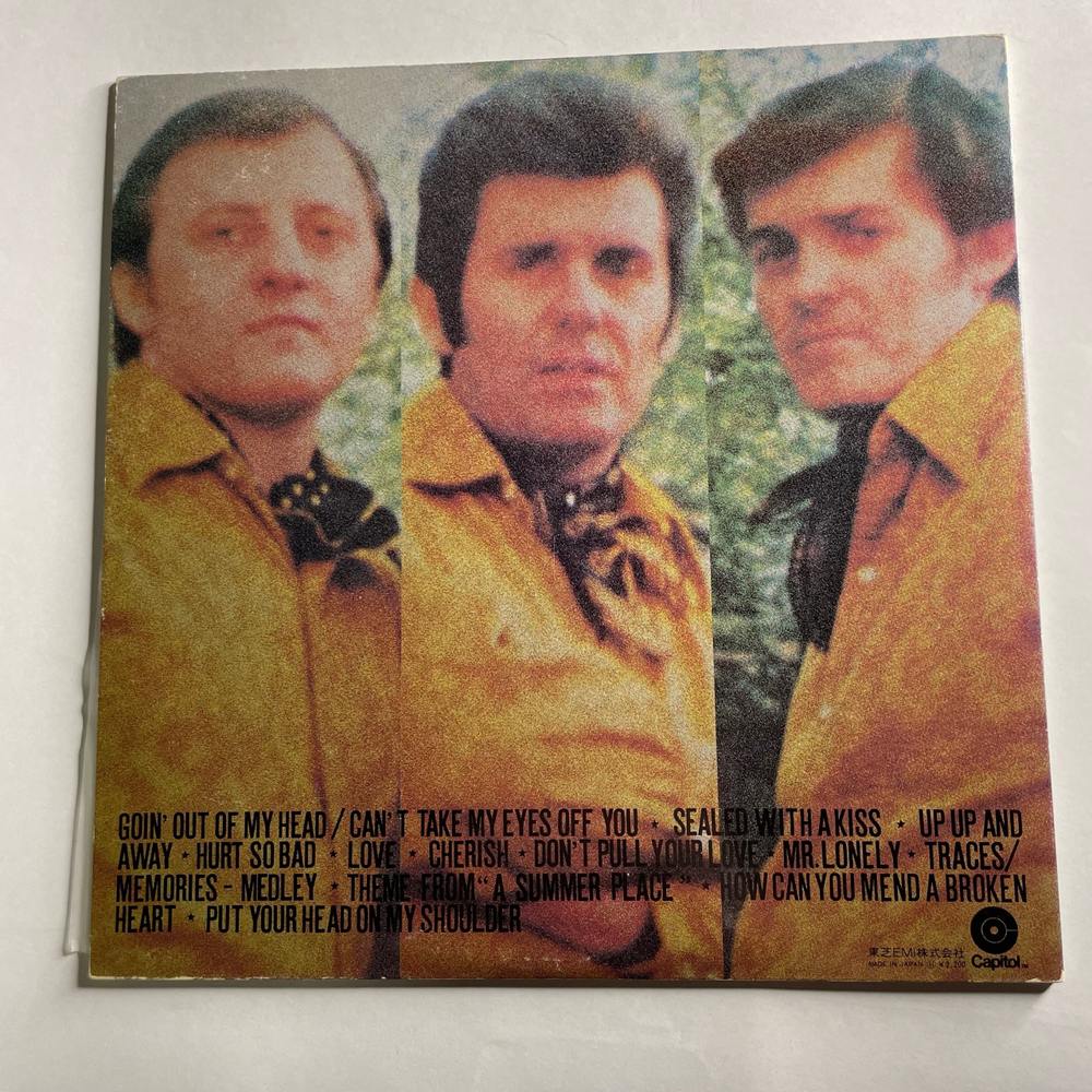 Винтажная виниловая пластинка LP The Lettermen, Discover The Lettermen (Япония 1971) (Без Оби)