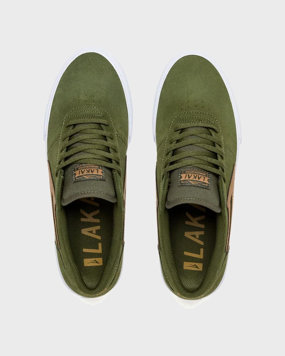 Keды Lakai Manchester: Olive Cord Suede (Q1-25)