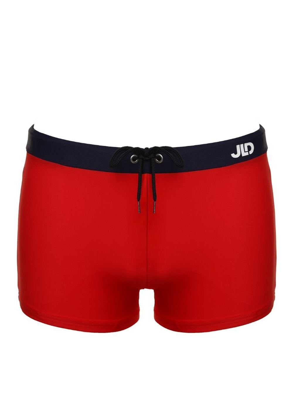 Классические мужские плавки-боксеры с контрастным поясом (Размер: XL) (Цвет: темно-синий)