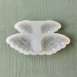 Молд силиконовый для творчества "Крылья. 2 пары" / Форма для полимерной глины, мыла, воска и гипса