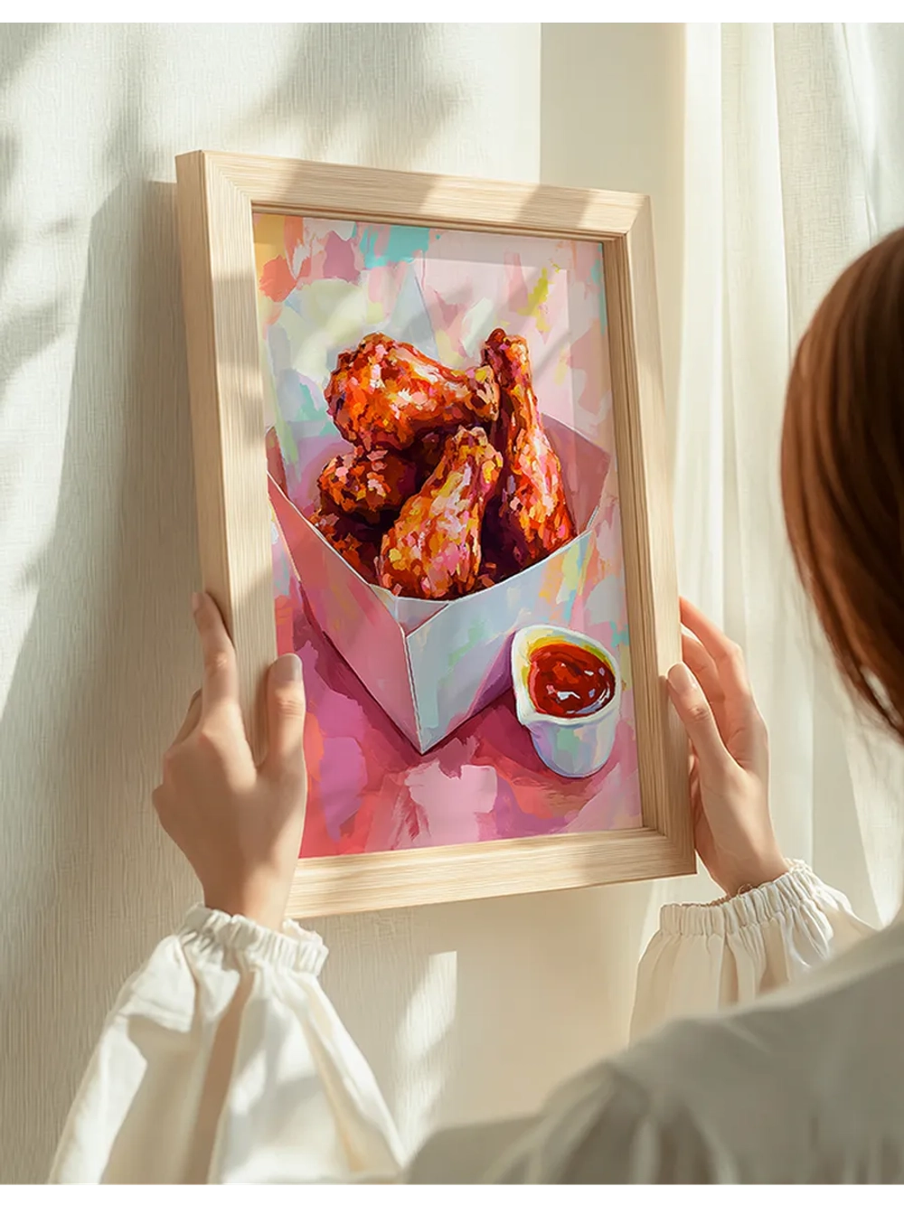 Постер 30х40 интерьерный на кухню без рамки