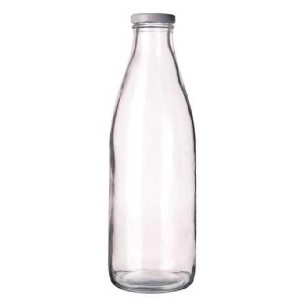 Бутылка 1 л стекло с винт. крышкой прозрачная d 8,5 см h26,2 см P.L.