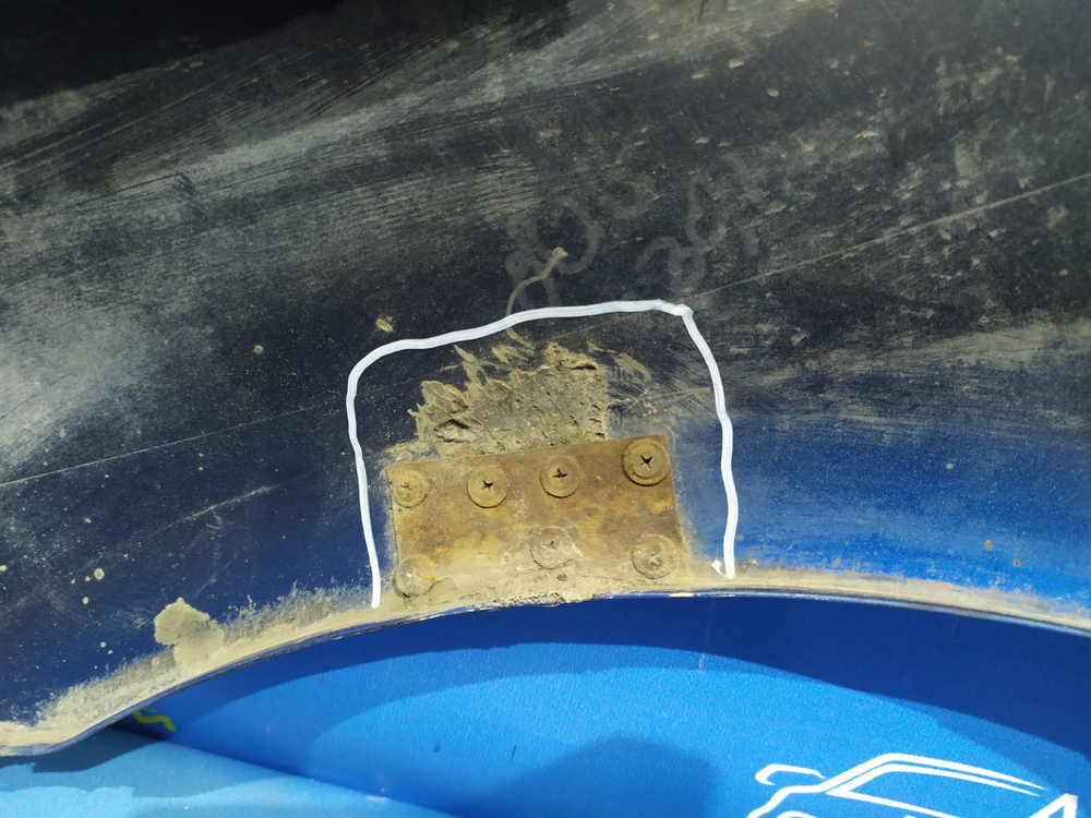 Крыло переднее правое PEUGEOT 307 2006