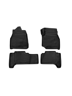 Коврики в салон для TOYOTA Land Cuiser (J100), 1998-2007, правый руль 4WD, дизель, АКПП, 4 шт. (полиуретан) ELEMENT3D48139210