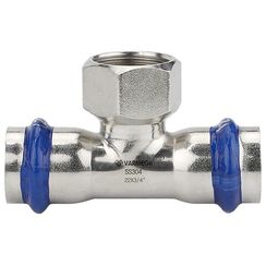 Тройник VARMEGA раструбный Inox Press ВР 28x1/2x28